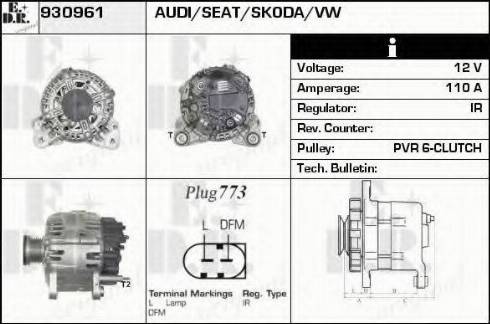 EDR 930961 - Ģenerators autodraugiem.lv