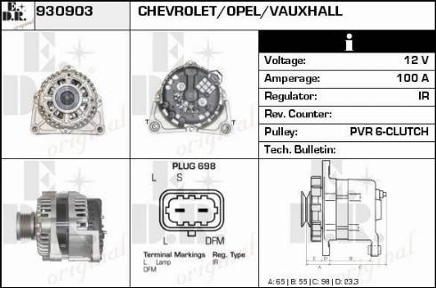 EDR 930903 - Ģenerators autodraugiem.lv