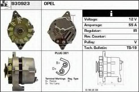 EDR 930923 - Ģenerators autodraugiem.lv