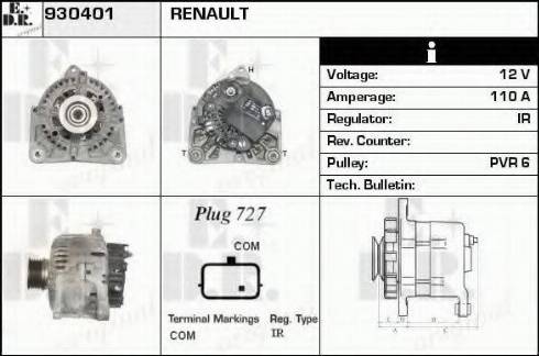 EDR 930401 - Ģenerators autodraugiem.lv