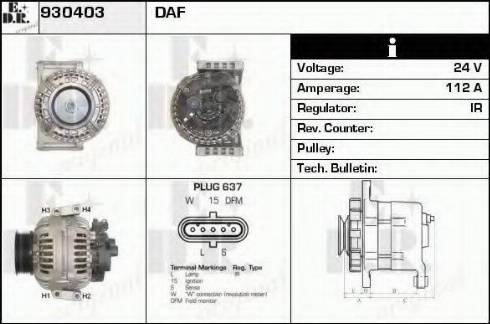 EDR 930403 - Ģenerators autodraugiem.lv