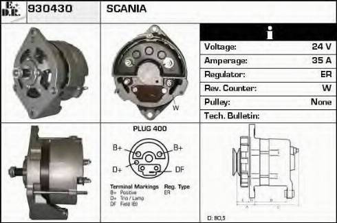 EDR 930430 - Ģenerators autodraugiem.lv