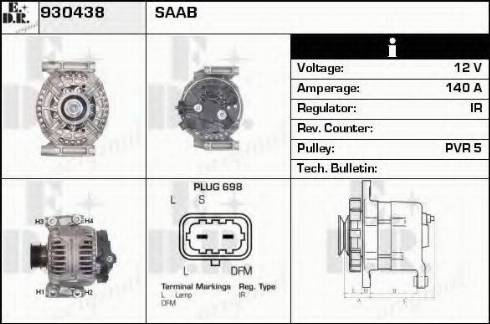 EDR 930438 - Ģenerators autodraugiem.lv