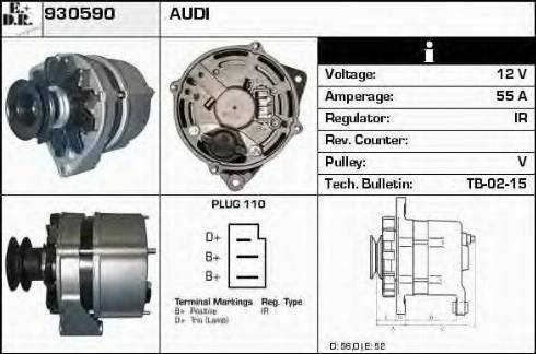 EDR 930590 - Ģenerators autodraugiem.lv