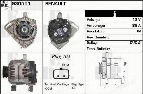 EDR 930551 - Ģenerators autodraugiem.lv