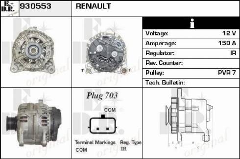 EDR 930553 - Ģenerators autodraugiem.lv