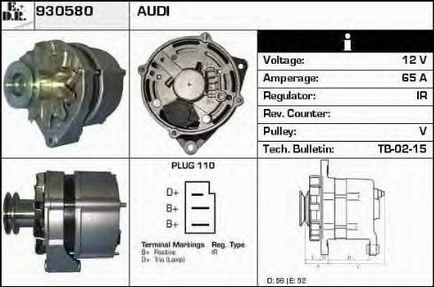 EDR 930580 - Ģenerators autodraugiem.lv