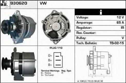 EDR 930620 - Ģenerators autodraugiem.lv