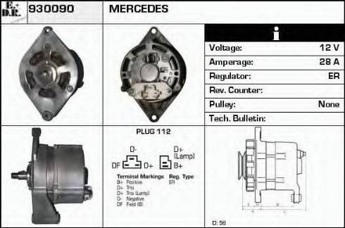 EDR 930090 - Ģenerators autodraugiem.lv