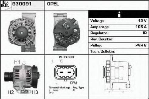 EDR 930091 - Ģenerators autodraugiem.lv