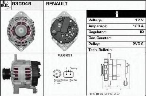 EDR 930049 - Ģenerators autodraugiem.lv