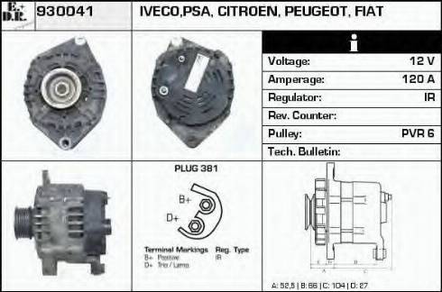 EDR 930041 - Ģenerators autodraugiem.lv