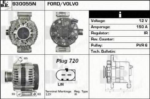 EDR 930055N - Ģenerators autodraugiem.lv