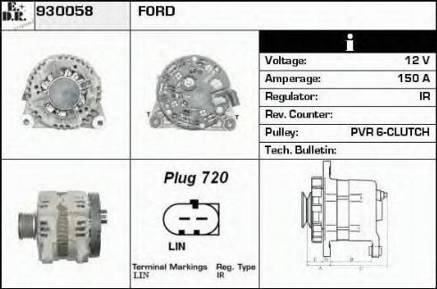 EDR 930058 - Ģenerators autodraugiem.lv