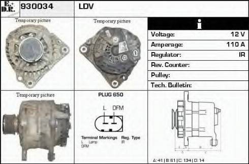 EDR 930034 - Ģenerators autodraugiem.lv