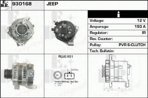 EDR 930168 - Ģenerators autodraugiem.lv
