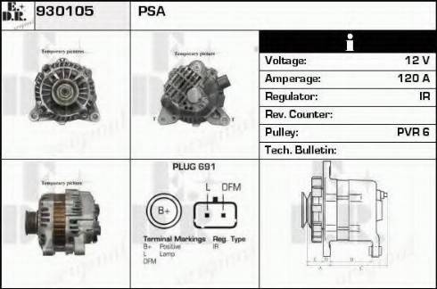 EDR 930105 - Ģenerators autodraugiem.lv