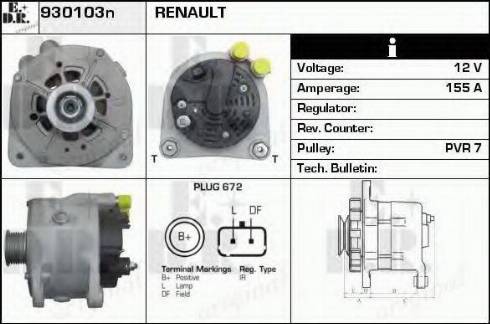 EDR 930103N - Ģenerators autodraugiem.lv