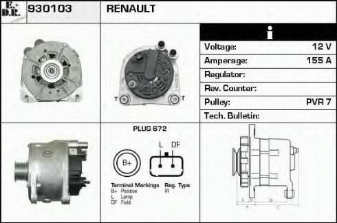 EDR 930103 - Ģenerators autodraugiem.lv