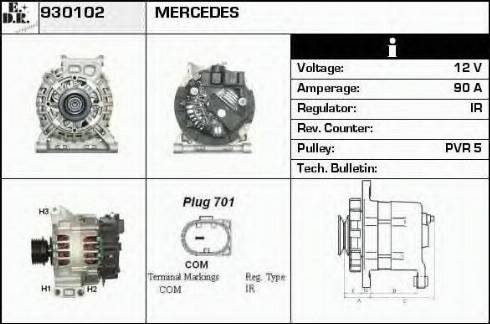 EDR 930102 - Ģenerators autodraugiem.lv