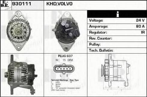 EDR 930111 - Ģenerators autodraugiem.lv