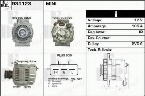 EDR 930123 - Ģenerators autodraugiem.lv