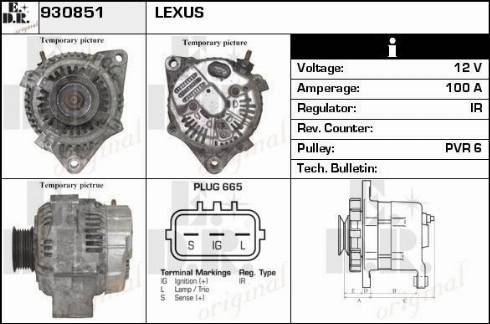 EDR 930851 - Ģenerators autodraugiem.lv