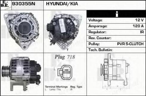 EDR 930355N - Ģenerators autodraugiem.lv
