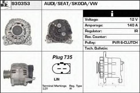 EDR 930353 - Ģenerators autodraugiem.lv