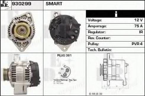 EDR 930299 - Ģenerators autodraugiem.lv