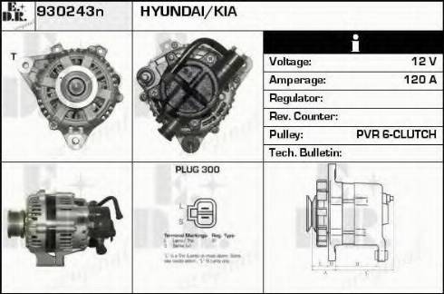 EDR 930243N - Ģenerators autodraugiem.lv