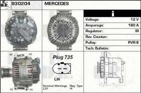 EDR 930204 - Ģenerators autodraugiem.lv