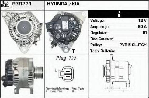 EDR 930221 - Ģenerators autodraugiem.lv