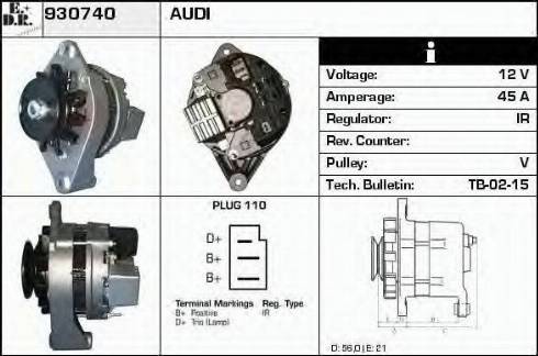 EDR 930740 - Ģenerators autodraugiem.lv