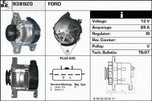 EDR 938920 - Ģenerators autodraugiem.lv