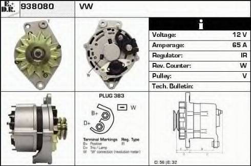 EDR 938080 - Ģenerators autodraugiem.lv