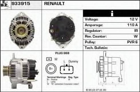 EDR 933915 - Ģenerators autodraugiem.lv