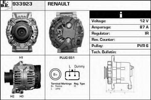 EDR 933923 - Ģenerators autodraugiem.lv