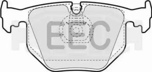 EEC BRP0956 - Bremžu uzliku kompl., Disku bremzes autodraugiem.lv