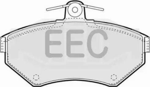 EEC BRP0961 - Bremžu uzliku kompl., Disku bremzes autodraugiem.lv