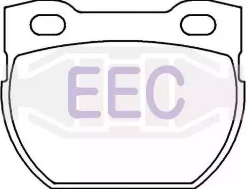 EEC BRP0907 - Bremžu uzliku kompl., Disku bremzes autodraugiem.lv
