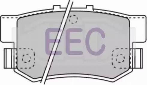 EEC BRP0680 - Bremžu uzliku kompl., Disku bremzes autodraugiem.lv