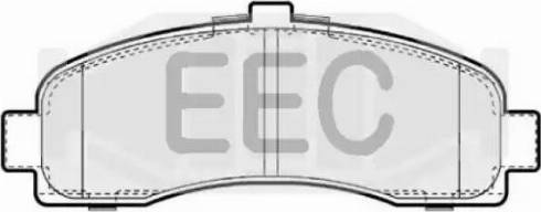 EEC BRP0800 - Bremžu uzliku kompl., Disku bremzes autodraugiem.lv