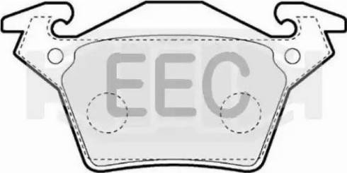 EEC BRP1077 - Bremžu uzliku kompl., Disku bremzes autodraugiem.lv