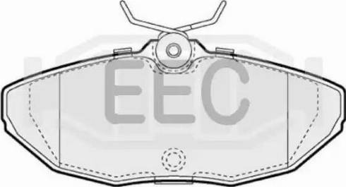EEC BRP1127 - Bremžu uzliku kompl., Disku bremzes autodraugiem.lv
