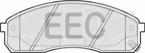 EEC BRP1207 - Bremžu uzliku kompl., Disku bremzes autodraugiem.lv