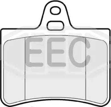 EEC BRP1233 - Bremžu uzliku kompl., Disku bremzes autodraugiem.lv