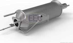 EEC VX6068TS - Nosēdumu / Daļiņu filtrs, Izplūdes gāzu sistēma autodraugiem.lv
