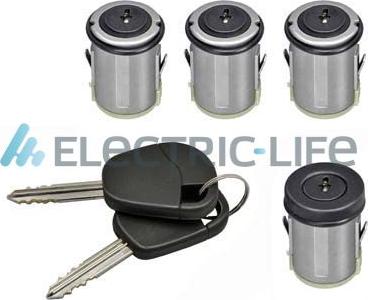 Electric Life ZR801221 - Slēdzenes cilindra komplekts autodraugiem.lv