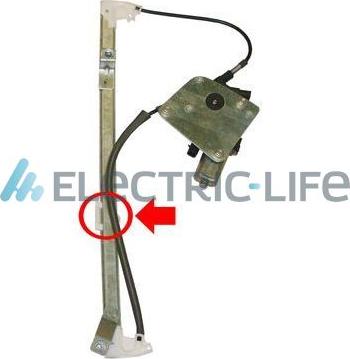 Electric Life ZR JE21 R - Stikla pacelšanas mehānisms autodraugiem.lv